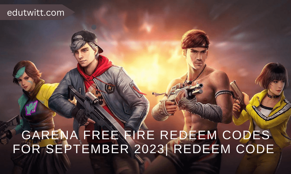 Garena Free Fire Redeem Codes for September 2023| redeem code